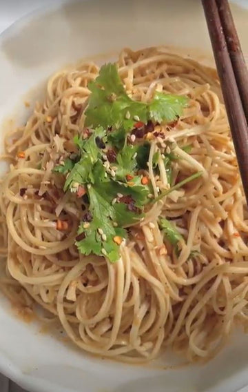 Peanut Butter Creamy Noodles - Simple!