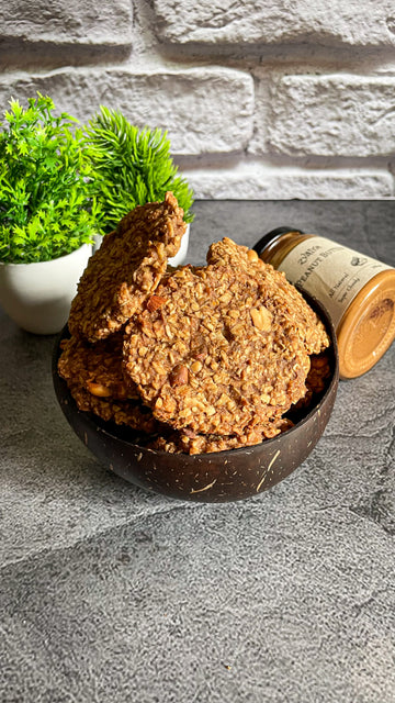 Peanut Butter Oat Cookies - Zero Sugar !